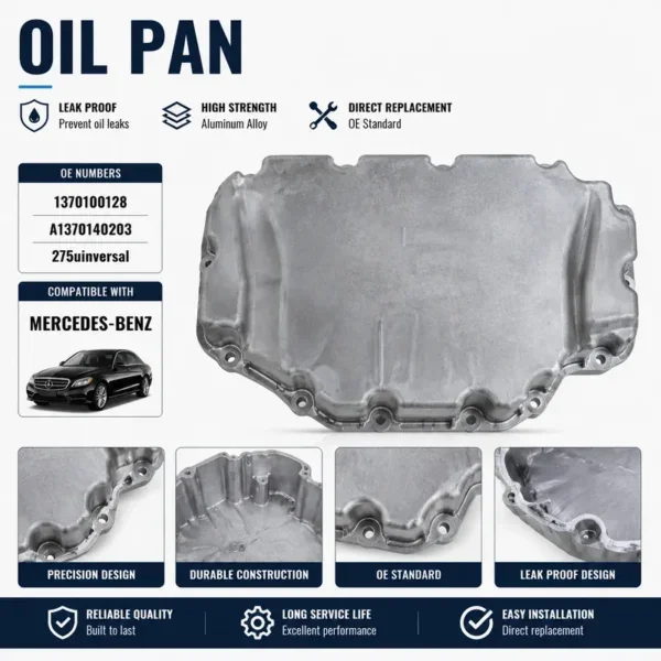 Pan for Mercedesbenz Unit, A1370140203, A2700140000
