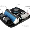 Parking Air Conditioner, 12&24V, EIRFLO, QF6000 - view 6