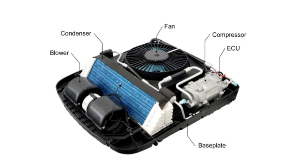 Parking Air Conditioner, 12&24V, EIRFLO, QF6000 - view 6