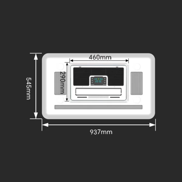 Parking Cooler, 24V, 12V, Roof, 2400W - view 5