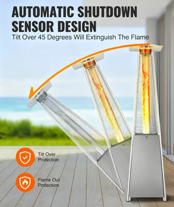 Patio Heater, 000, BTU, 360° - view 4