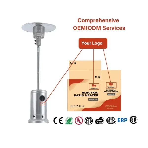 Patio Heater, 13000W, APP, LPG - view 5