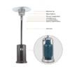 Patio Heater, 13000W, APP, LPG - view 6