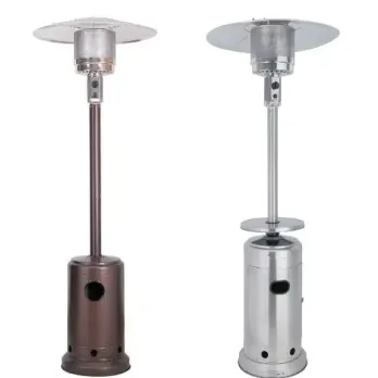 Patio Heater, Portable, Stainless, Steel - view 2
