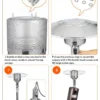 Patio Heater, Portable, Steel - view 5
