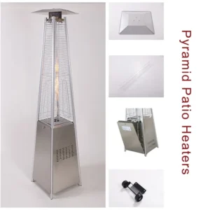 Patio Heater, Stainless, Steel