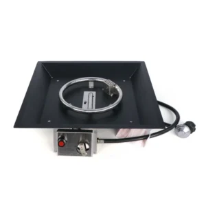 Patio Heater, Stainless Steel, Fire Pit