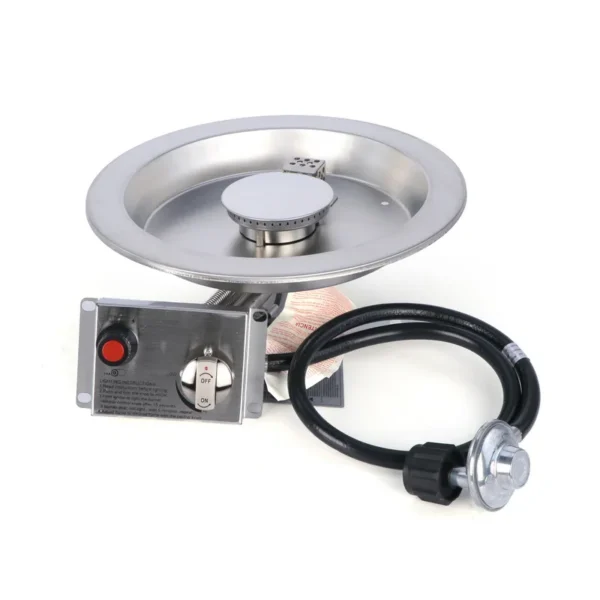 Patio Heater, Stainless Steel, Fire Pit - view 6