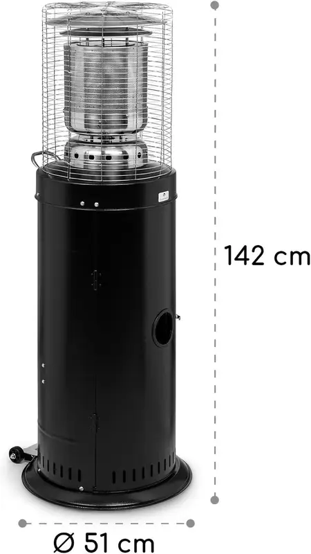 Patio Heater, Steel, 10KW - view 6