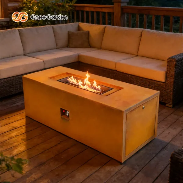 Patio Heater, Steel, Fire Pit - view 4