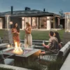 Patio Heater, Steel, Metal, heating fire pit - view 3