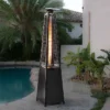 Patio Heater, Steel, Stainless Steel, Fire Pit