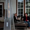 Patio Heater, Steel, Stainless Steel, Fire Pit - view 2