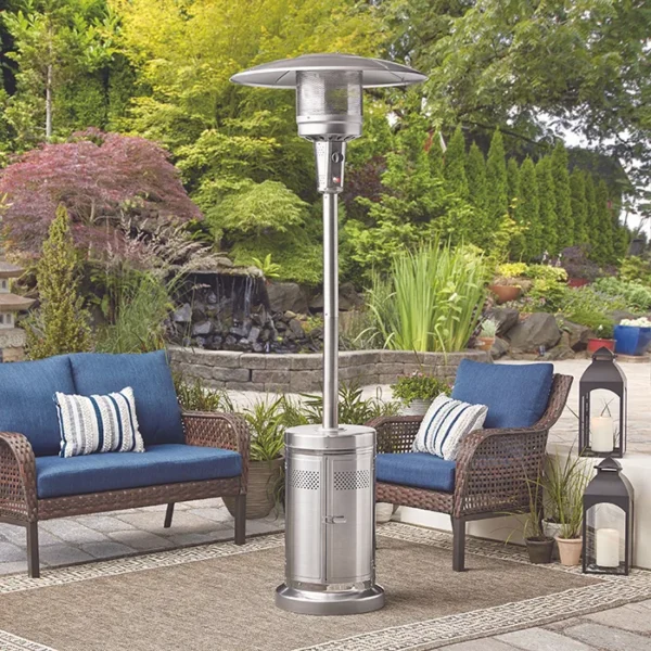 Patio Heater, Steel, Stainless Steel, Fire Pit - view 4