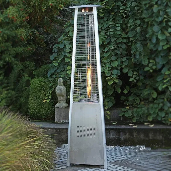 Patio Heater, Steel, Stainless Steel, Fire Pit - view 5