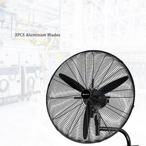 Pedestal Air Cooling Fan, 3-Speed, 26inch, 650mm - view 3