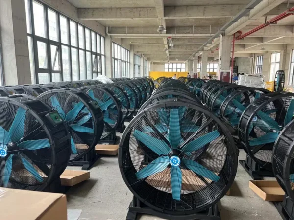 Pedestal Fan, 0.9mHVLS, Plastic - view 4