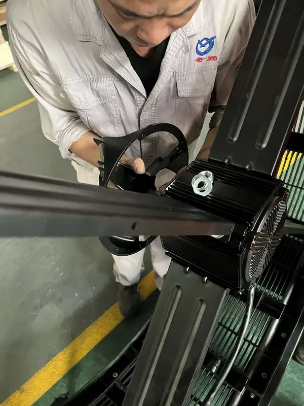 Pedestal Fan, 1.25m/1.5m/2m, Axial, Stainless, Steel - view 6