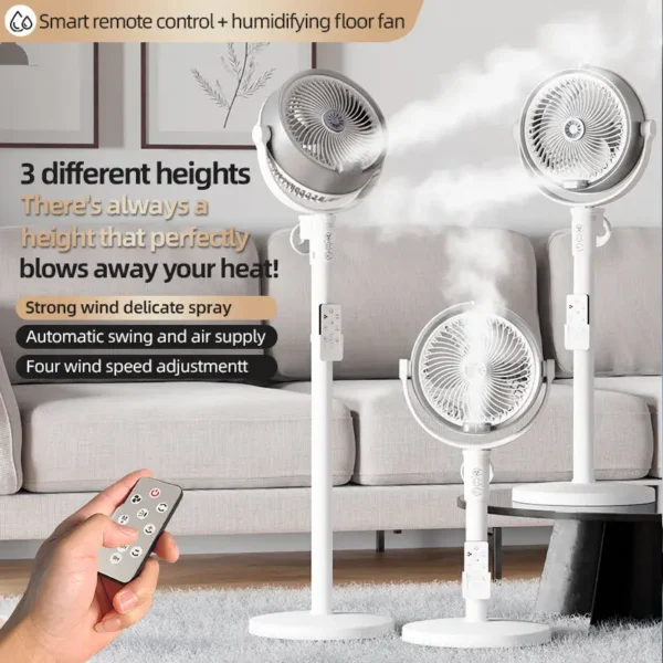 Pedestal Fan, 10W, plastic - view 3