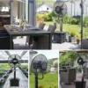Pedestal Fan, 140W, Metal - view 6