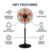 Pedestal Fan, 160W, Plastic - view 2