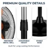 Pedestal Fan, 160W, Plastic - view 3