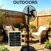 Pedestal Fan, 18", Solar, 12V, 20Ah - view 3