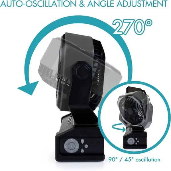Pedestal Fan, 20000mAh, Portable - view 2