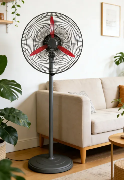Pedestal Fan, 210W, Metal - view 4