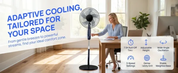 Pedestal Fan, 220V, 60 W - view 4