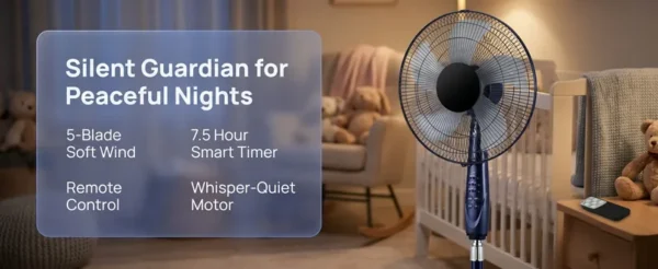 Pedestal Fan, 220V, 60 W - view 5