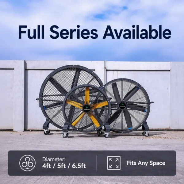 Pedestal Fan, 220V, PMSM, 2m, 1KW - view 2