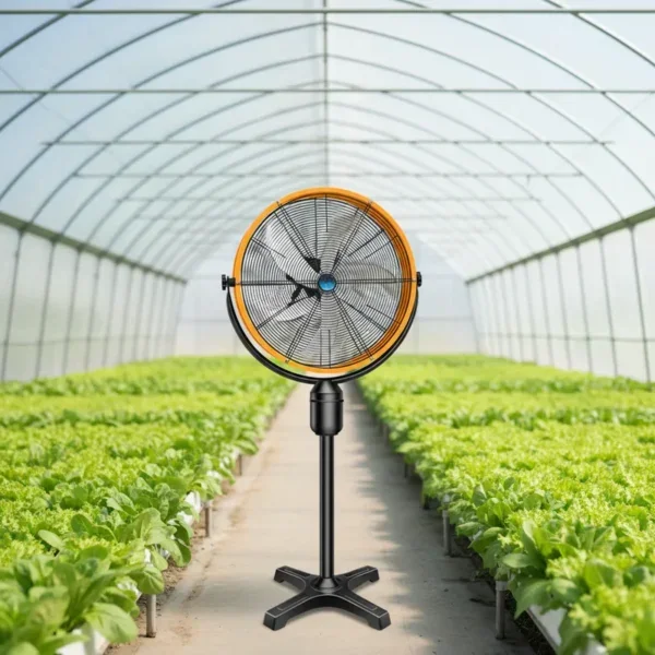 Pedestal Fan, 3-Speed, 5-Aluminum