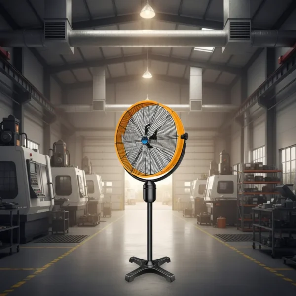 Pedestal Fan, 3-Speed, 5-Aluminum - view 2