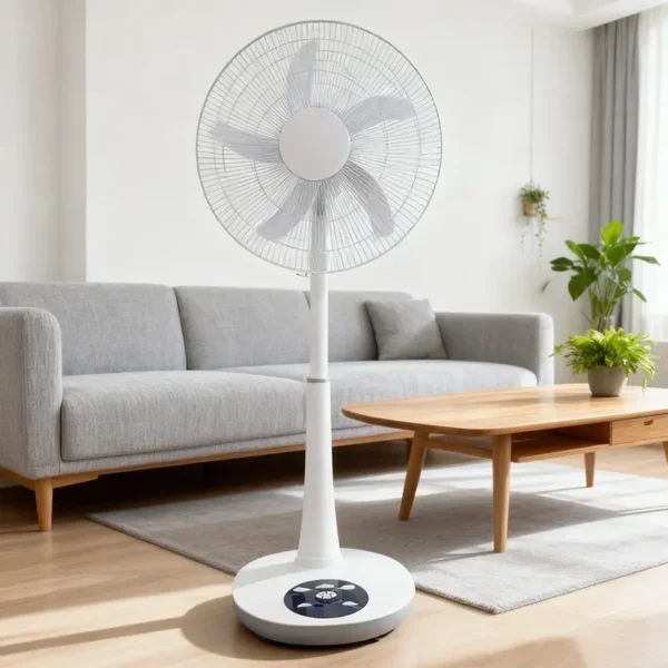 Pedestal Fan, 6.4V, 6000MAH, LiFePO4, LED