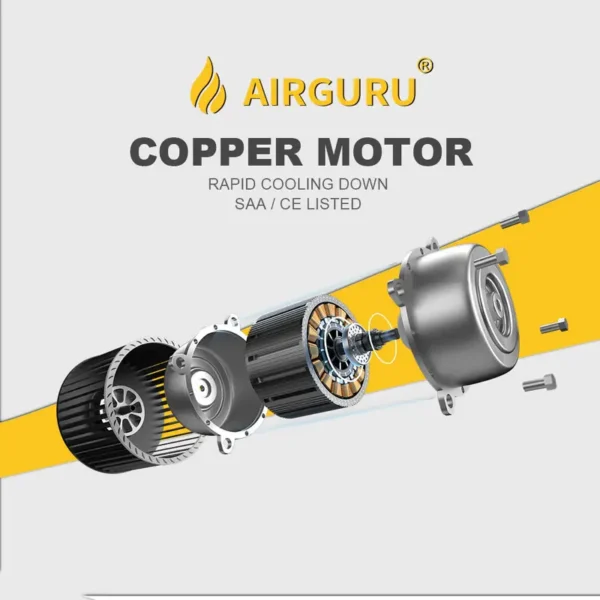 Pedestal Fan, AIRGURU, 750mm, 280W - view 5