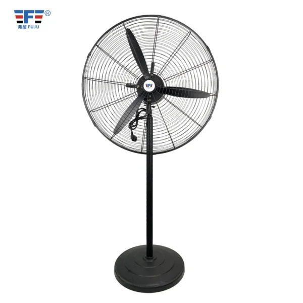 Pedestal Fan, Aluminum, 200~130W, Metal - view 2
