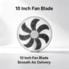 Pedestal Fan, Electric, Plastic - view 3