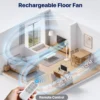 Pedestal Fan, LCD, 17-20W, Plastic - view 4