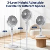 Pedestal Fan, LCD, 17-20W, Plastic - view 5