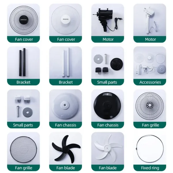 Pedestal Fan, Plastic, Electric - view 6
