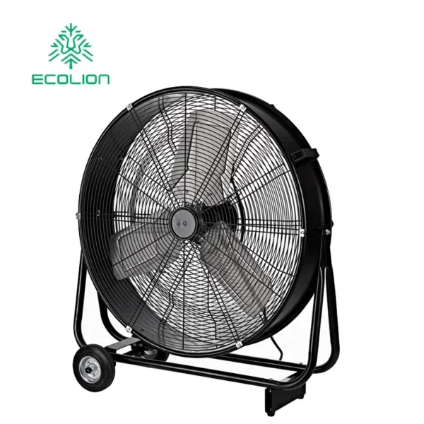 Pedestal Fan, Portable, 120V, 220W
