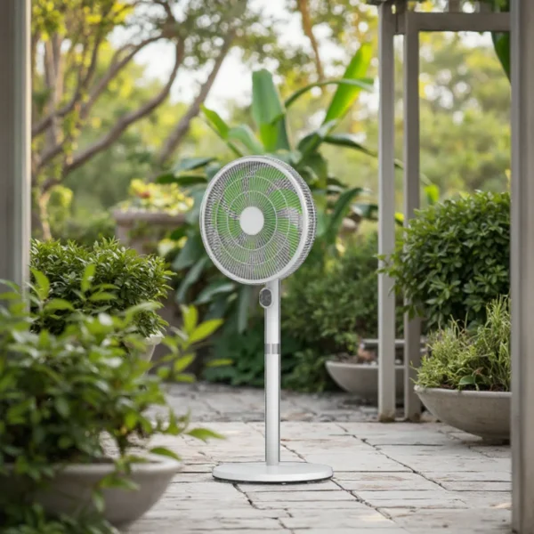 Pedestal Fan, Portable, 20W, Plastic - view 4
