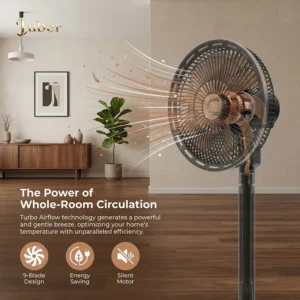 Pedestal Fan, Portable, 45 w(0.06hp), Plastic