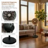 Pedestal Fan, Portable, 45 w(0.06hp), Plastic - view 3