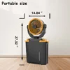 Pedestal Fan, Portable, Solar - view 2