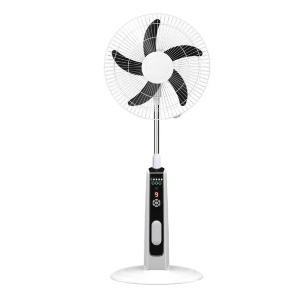 Pedestal Fan, Solar, 35W, Plastic - view 2