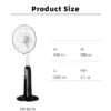 Pedestal Fan, Solar, 48W max, Plastic - view 3