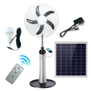 Pedestal Fan, Solar, ABS