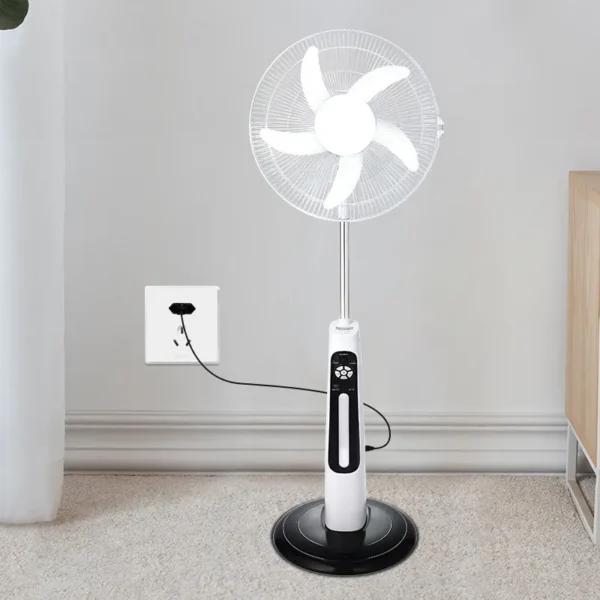 Pedestal Fan, Solar, ABS - view 3